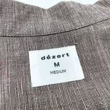 (designers) 1990'S～ dezert from COMME des GARCONS LINEN SHORT SLEEVE BOX SHIRT