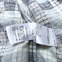 (DESIGNERS) NEW Rebuild by Needles REMAKE 7 CUT ZIP UP LIGHT FLANNEL SHIRT
