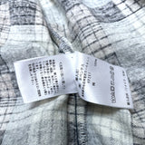 (DESIGNERS) NEW Rebuild by Needles REMAKE 7 CUT ZIP UP LIGHT FLANNEL SHIRT