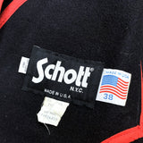 (VINTAGE) 1990'S～ MADE IN USA SCHOTT BELTED DESIGN HOODED WOOL COAT
