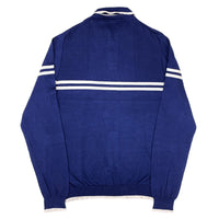 (VINTAGE) MADE IN ITALY SALVATORE FERRAGAMO CASHMERE BLEND RIB POLO SHIRT