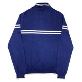 (VINTAGE) MADE IN ITALY SALVATORE FERRAGAMO CASHMERE BLEND RIB POLO SHIRT