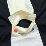 (designers) MADE IN JAPAN PHINGERIN PANELED DESIGN DOLMAN SLEEVE HOODED SHORT SLEEVE SHIRT