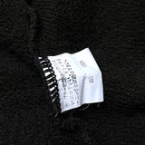 (japan) 1990'S～ DOUBLE SHOCK 2 STEP ZIP DESIGN SLEEVE KNIT PANELED ZIP UP HOODIE SWEAT SHIRT
