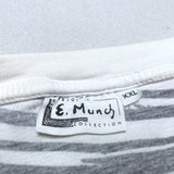 (t-shirt) 1992 EDVARD MUNCH PAINTING SCREAM DOUBLE SIDED ALL OVER PRINT T-SHIRT