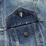 (VINTAGE) 1970'S～ Levi's 70505 BIG E DENIM TRUCKER JACKET WITH PAINT, PATCH