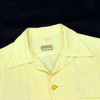 (VINTAGE) 1950'S MADE IN USA McGREGOR RAYON OPEN COLLAR BOX SHIRT AS IS