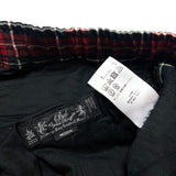 (designers) MADE IN JAPAN Bal PLAID PATTERN STRETCH EASY PANTS WITH SIDE VELOUR LINE