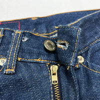 (DESIGNERS) 2007 MADE IN TUNISIA Levi's RED 3D CUT DENIM PANTS