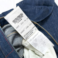 (DESIGNERS) 2007 MADE IN TUNISIA Levi's RED 3D CUT DENIM PANTS