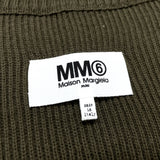 (designers) 2021 MADE IN ITALY MAISON MARGIELA MM6 DRIVER'S KNIT TYPE ZIP UP PONCHO
