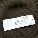 (designers) 2021 MADE IN ITALY MAISON MARGIELA MM6 DRIVER'S KNIT TYPE ZIP UP PONCHO