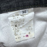 (designers) 1990'S～ MADE IN ITALY HELMUT LANG 5 POCKET YARN DYED BLACK DENIM PANTS