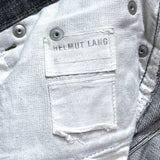 (designers) 1990'S～ MADE IN ITALY HELMUT LANG 5 POCKET YARN DYED BLACK DENIM PANTS