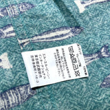 (vintage) 2000'S～ L.L.BEAN FISH PATTERN TOTAL PATTERN PRINT LOOP COLLAR SHORT SLEEVE BOX SHIRT