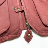 (DESIGNERS) 1980'S～ PAZZO COLLARLESS ZIP UP JACKET WITH 3D POCKET
