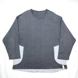 (DESIGNERS) MADE IN JAPAN Alexander Lee Chang LAYERED STYLE DESIGN SHIRT WITH WRAPPED POCKET