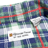 (VINTAGE) 1980'S～ HIGHLANDER FLANNEL PLAID PATTERN PRINT FLANNEL SHIRT