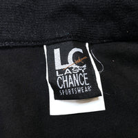 (VINTAGE) 1990'S～ MADE IN USA LAST CHANCE VEST WITH BARBED WIRE PATTERN TAPE