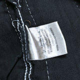 (VINTAGE) 2000'S～ UNKNOWN CRUST PUNK REMAKE PATCHWORK OVER DYED BUTTON DOWN SHIRT