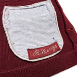 (boro) 1950'S～ B & M Knitwear LONG LENGTH LETTERMAN KNIT CARDIGAN