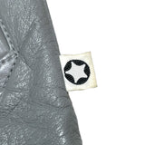 (designers) 1998 FINESSE GOOD ENOUGH UK STYLE SINGLE BREASTED LEATHER BIKER JACKET