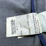 (designers) 2000 MADE IN TUNISIA Levi's RED CHANGE BUTTON STYLE STRETCH DENIM SHOP COAT