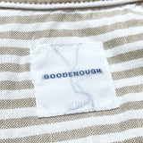 (designers) 2000'S～ GOOD ENOUGH STRIPED PATTERN 3 POINT BUTTON DOWN SHORT SLEEVE SHIRT