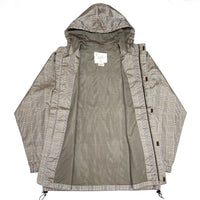 (VINTAGE) 2000'S OLD STUSSY LATTICE PATTERN HOODED NYLON JACKET