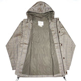 (VINTAGE) 2000'S OLD STUSSY LATTICE PATTERN HOODED NYLON JACKET