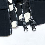 (DESIGNERS) 2000'S～ GOMME HOMME POLKA DOT PATTERN LAYERED STYLE ZIP UP HOODIE
