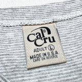 (t-shirt) MADE IN USA Cal Cru THIN STRIPED T-SHIRT