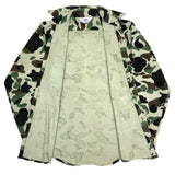 (VINTAGE) 1990'S SUNSHINE MOUNTAIN PRODUCTS CAMOUFLAGE PATTERN SHAMOIS CLOTH SHIRT