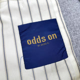 (designers) 1980'S～ MADE IN JAPAN ISSEY MIYAKE odds on BLOCK CHECKERED WOOL DOUBLE BREASTED BLAZER JACKET