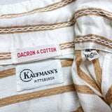 (vintage) 1960'S～ KAUFMANN'S STRIPED LOOP COLLAR SHORT SLEEVE BOX SHIRT