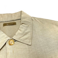 (DESIGNERS) 2000'S Y's for MEN SWEAT SHIRT FABRIC MILITARY JACKET