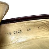 (other) 1990'S～ MADE IN ITALY OLD GUCCI SQUARE TOE LEATHER LOAFERS