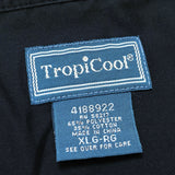 (VINTAGE) 1990'S Tropi Cool 4 POCKET LONG SLEEVE CUBA SHIRT
