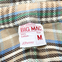 (VINTAGE) 1970'S～ BIG MAC PLAID PATTERN HEAVY FLANNEL SHIRT