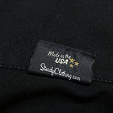 (vintage) 1990'S～ MADE IN USA Steady Clothing TIKI EMBROIDERED OPEN COLLAR SHORT SLEEVE BOX SHIRT