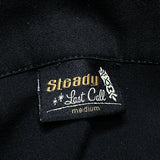 (vintage) 1990'S～ MADE IN USA Steady Clothing TIKI EMBROIDERED OPEN COLLAR SHORT SLEEVE BOX SHIRT