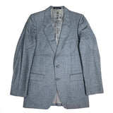 (VINTAGE) 1980'S MADE IN FRANCE YVES SAINT LAURENT 2 BUTTON BLAZER JACKET WITH VEST