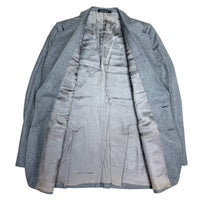 (VINTAGE) 1980'S MADE IN FRANCE YVES SAINT LAURENT 2 BUTTON BLAZER JACKET WITH VEST