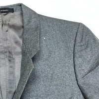 (VINTAGE) 1980'S MADE IN FRANCE YVES SAINT LAURENT 2 BUTTON BLAZER JACKET WITH VEST