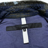 (DESIGNERS) MADE IN ITALY GRIFFIN DISTRESSED ALL OVER PRINT MILITARY BDU JACKET