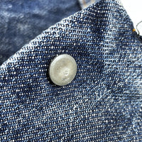 (VINTAGE) 1970'S Levi's 70505 e PAINT, EMBROIDERED DENIM TRUCKER JACKET