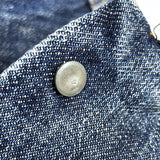 (VINTAGE) 1970'S Levi's 70505 e PAINT, EMBROIDERED DENIM TRUCKER JACKET