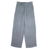 (DESIGNERS) MADE IN ITALY GIORGIO ARMANI 1 TUCK 4 POCKET WIDE PANTS