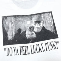 (VINTAGE) 1990'S～ MOVIE DIRTY HARRY PARODY PHOTO PRINT LONG SLEEVE T-SHIRT WITH SLEEVE PRINT