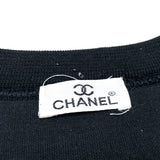 (VINTAGE) 1980'S～ BOOTLEG CHANEL LOGO EMBROIDERED SHORT SLEEVE SWEAT SHIRT